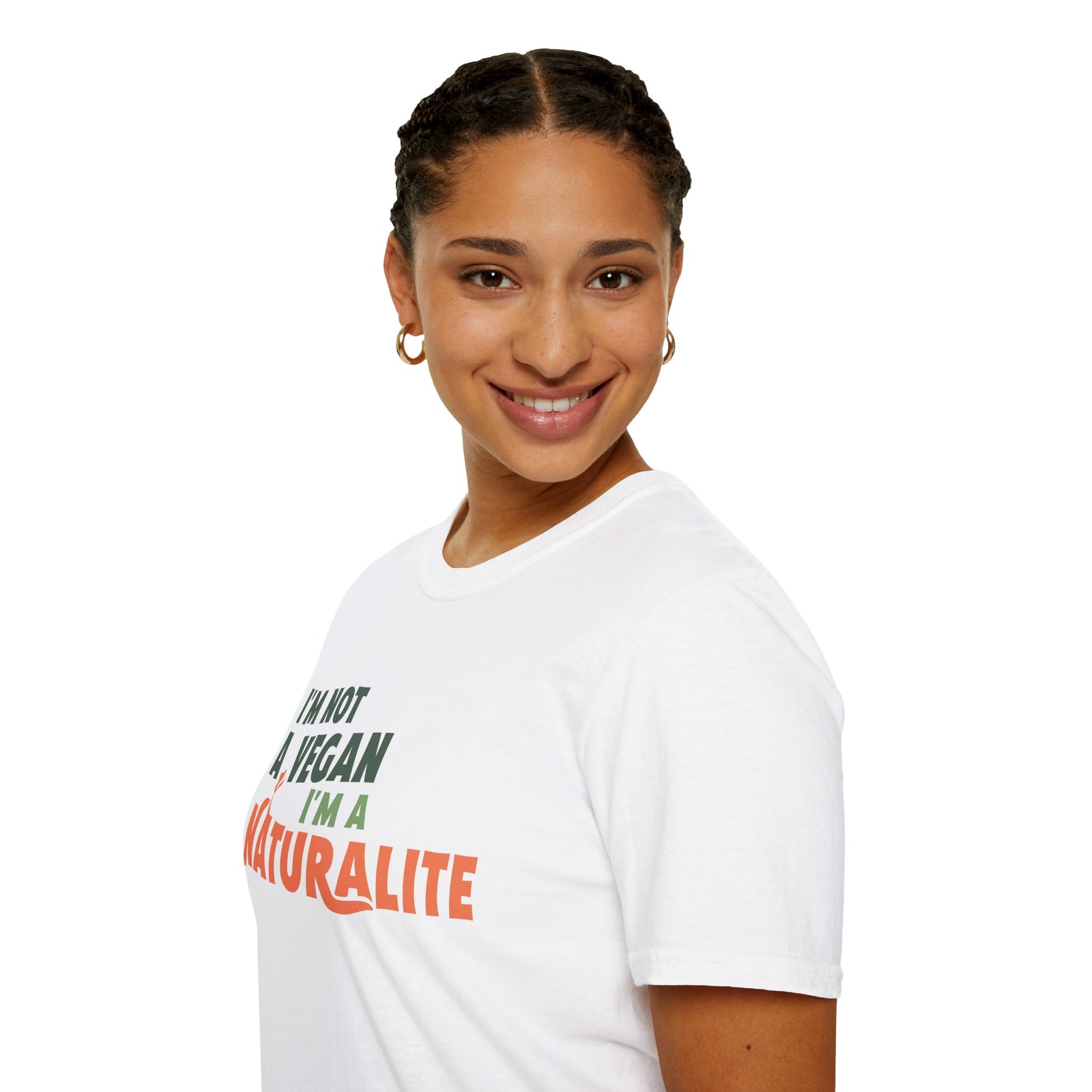Naturalite Lifestyle T-Shirt: I'm Not A Vegan T-Shirt (Logo)