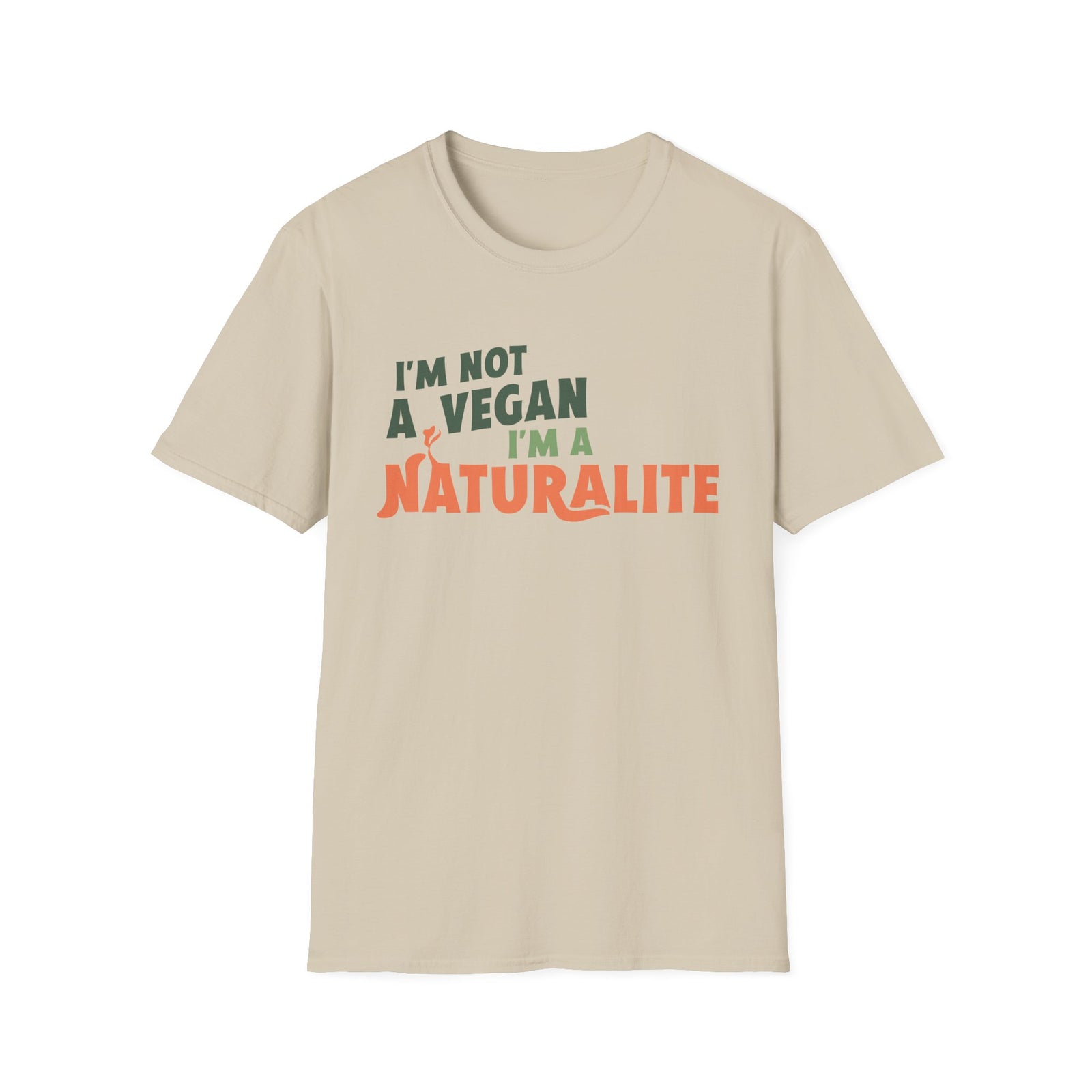 Naturalite Lifestyle T-Shirt: I'm Not A Vegan T-Shirt (Logo)