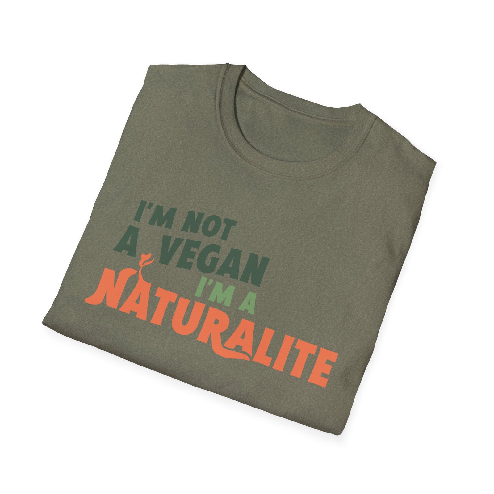 Naturalite Lifestyle T-Shirt: I'm Not A Vegan T-Shirt (Logo)