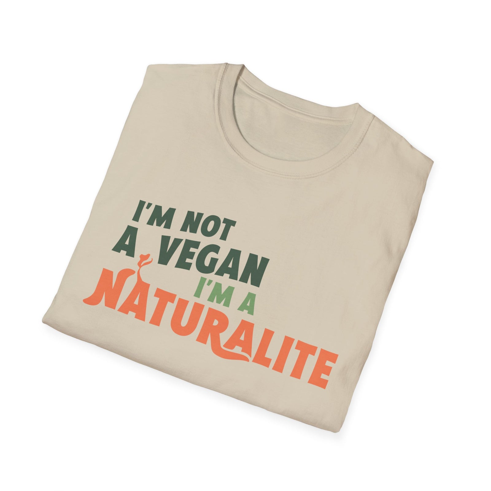 Naturalite Lifestyle T-Shirt: I'm Not A Vegan T-Shirt (Logo)