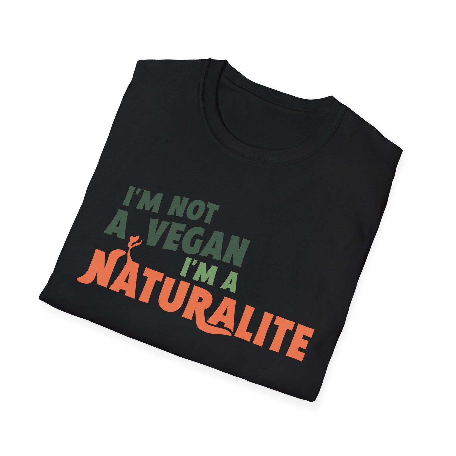 Naturalite Lifestyle T-Shirt: I'm Not A Vegan T-Shirt (Logo)
