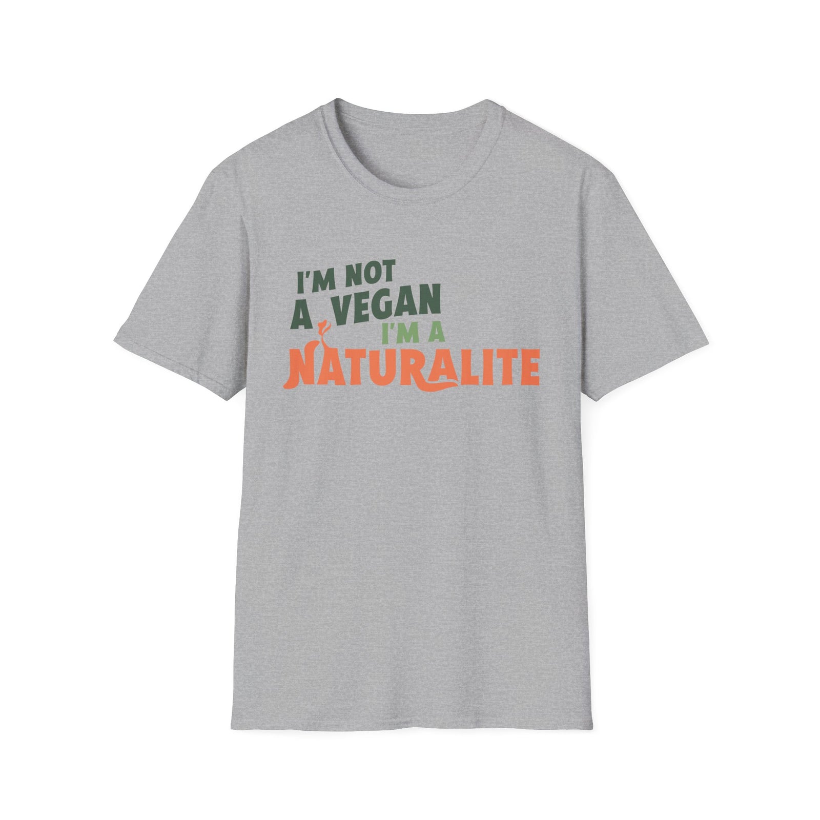 Naturalite Lifestyle T-Shirt: I'm Not A Vegan T-Shirt (Logo)