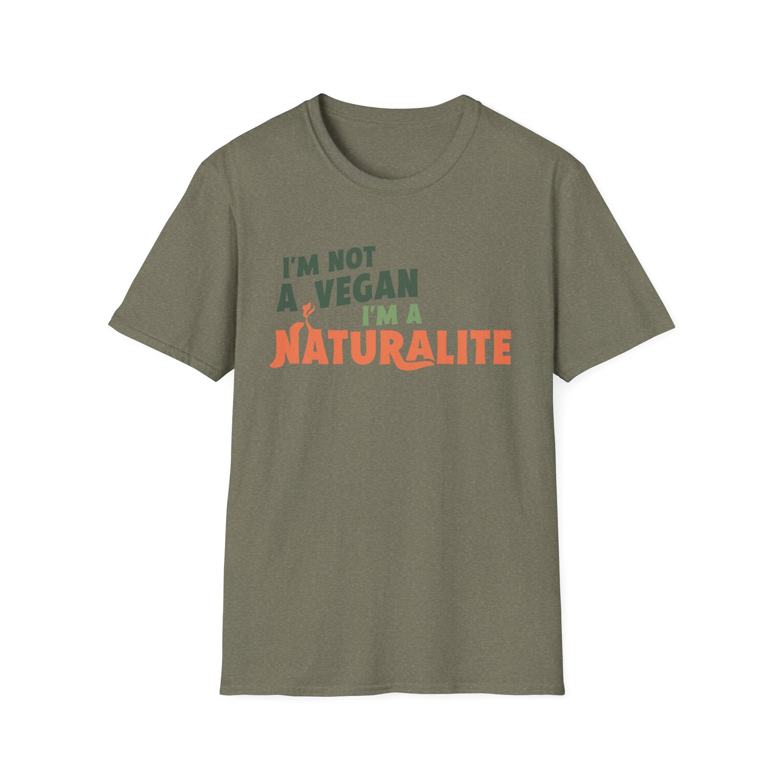 Naturalite Lifestyle T-Shirt: I'm Not A Vegan T-Shirt (Logo)