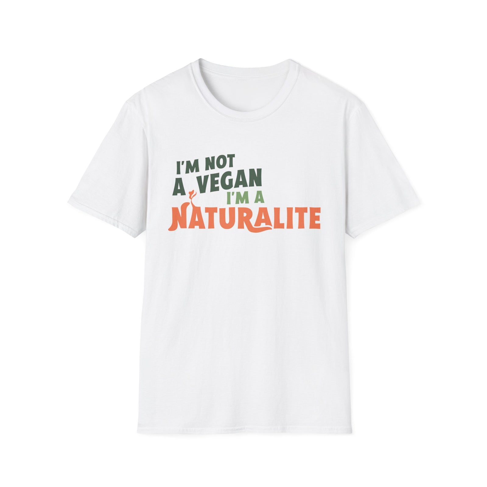 Naturalite Lifestyle T-Shirt: I'm Not A Vegan T-Shirt (Logo)