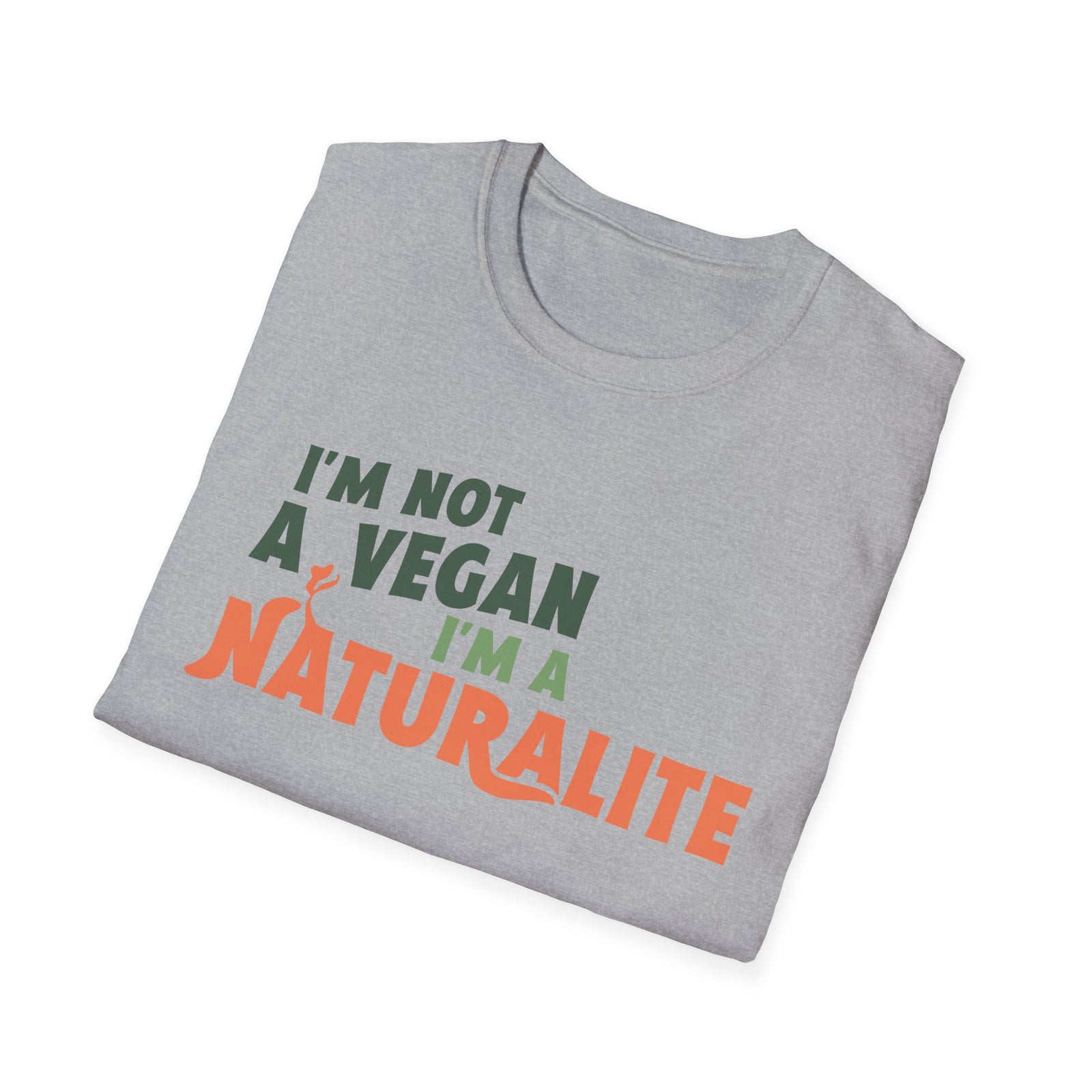 Naturalite Lifestyle T-Shirt: I'm Not A Vegan T-Shirt (Logo)