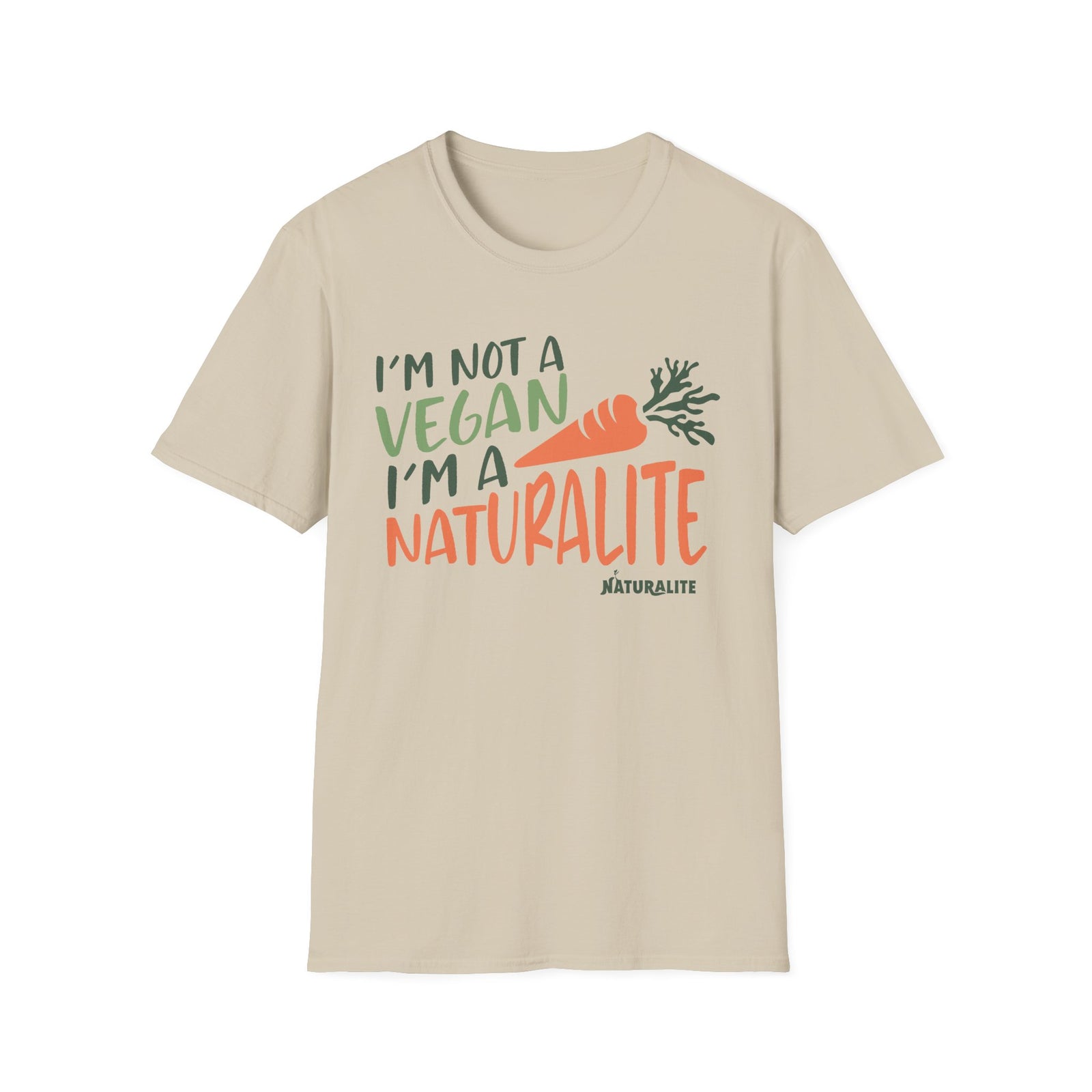 Naturalite Lifestyle T-Shirt: I'm Not A Vegan T-Shirt (Illustrated)