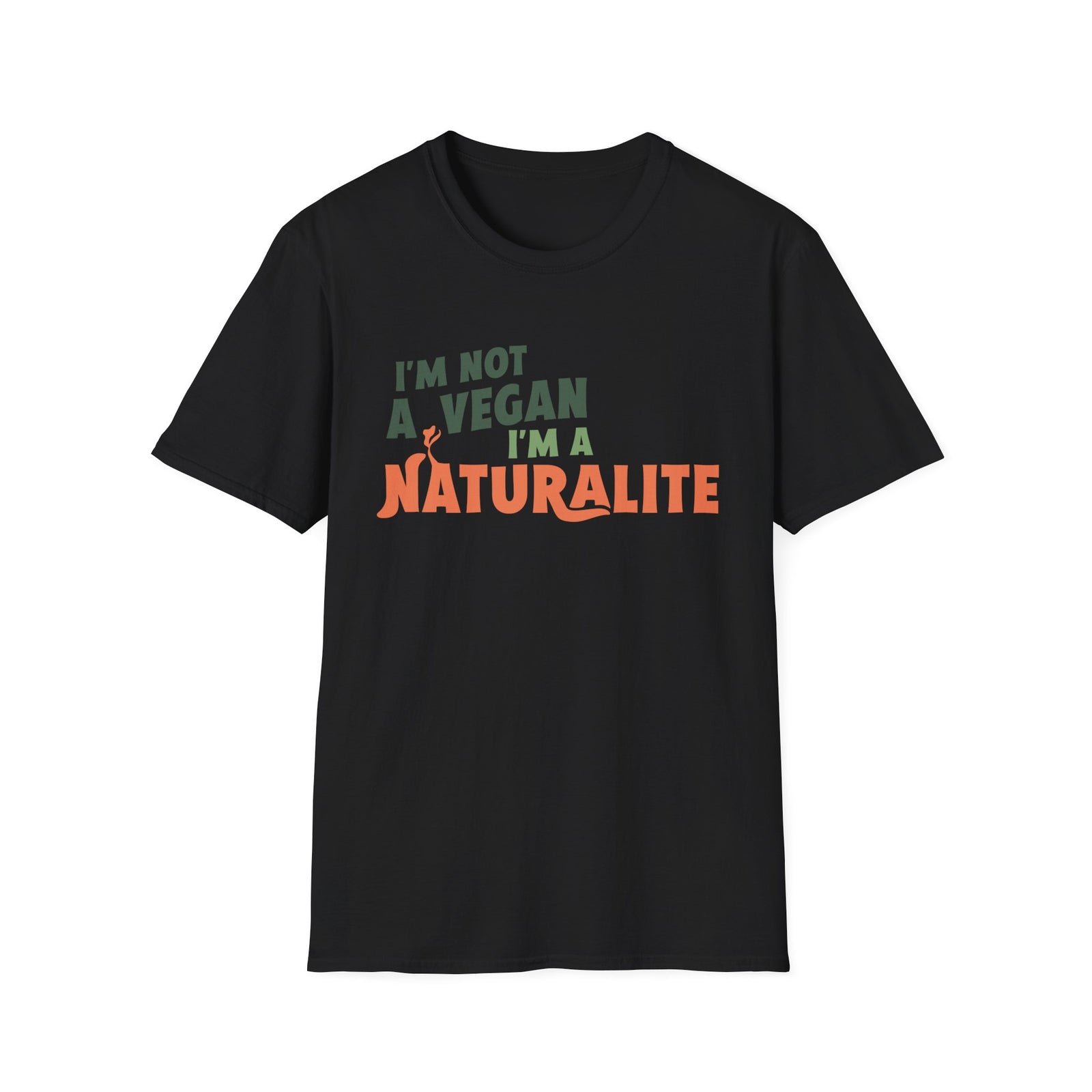 Naturalite Lifestyle T-Shirt: I'm Not A Vegan T-Shirt (Logo)