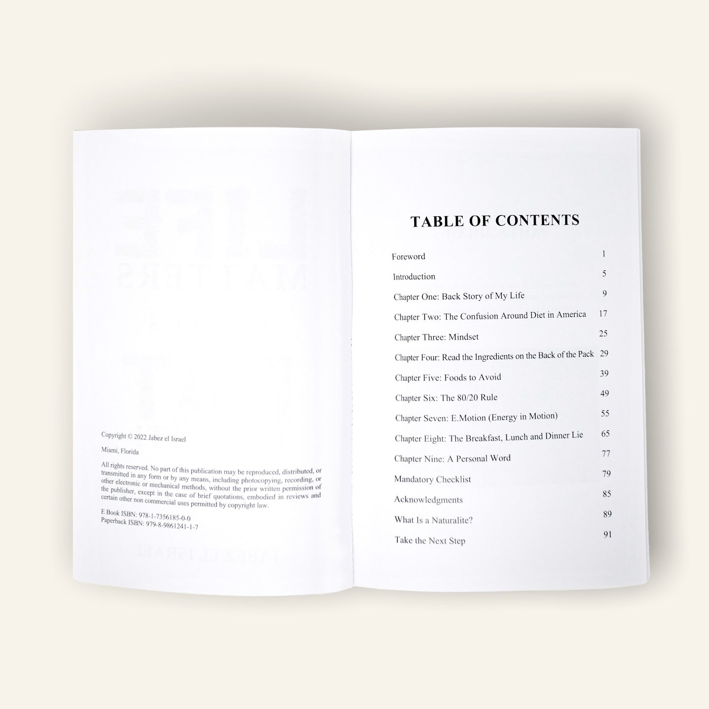 Life Matters So Let's Eat Like It