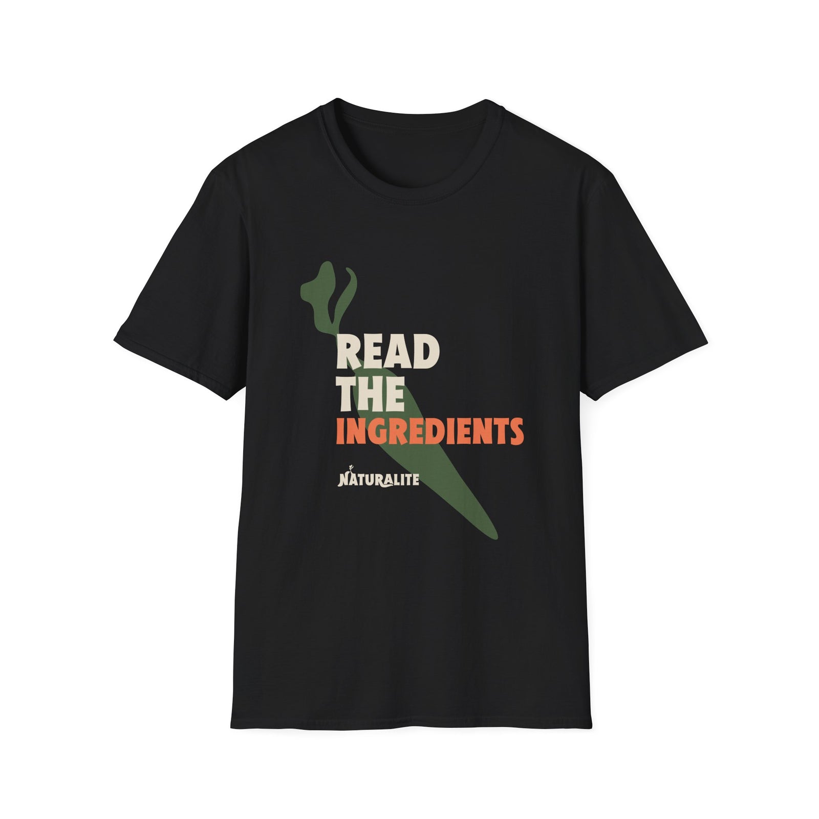 Naturalite Lifestyle T-Shirt: Read The Ingredients (Illustrated)