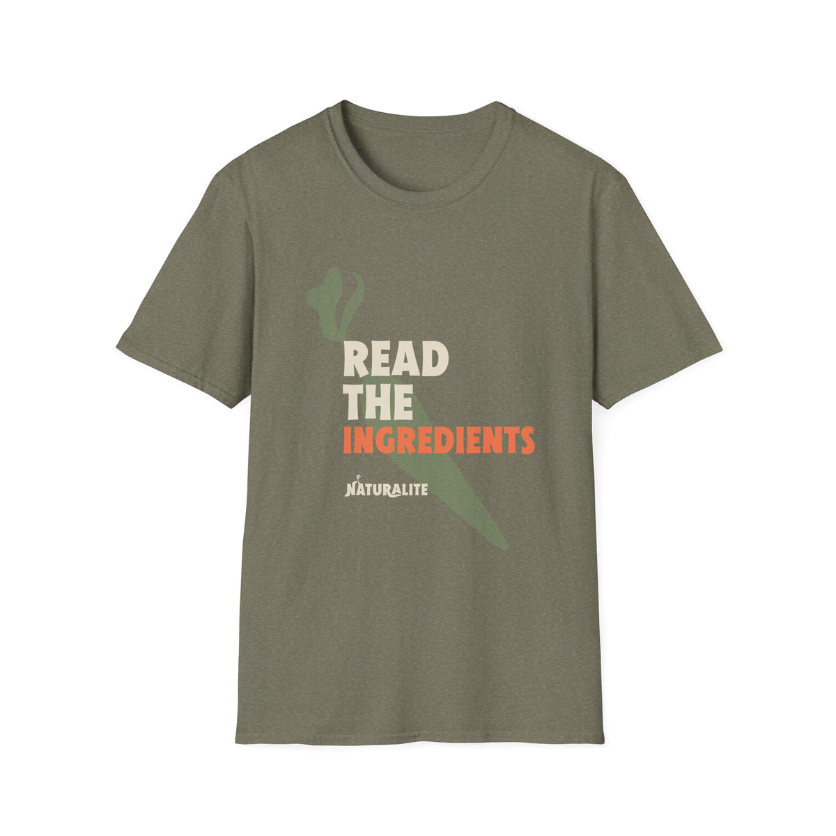 Naturalite Lifestyle T-Shirt: Read The Ingredients (Illustrated)
