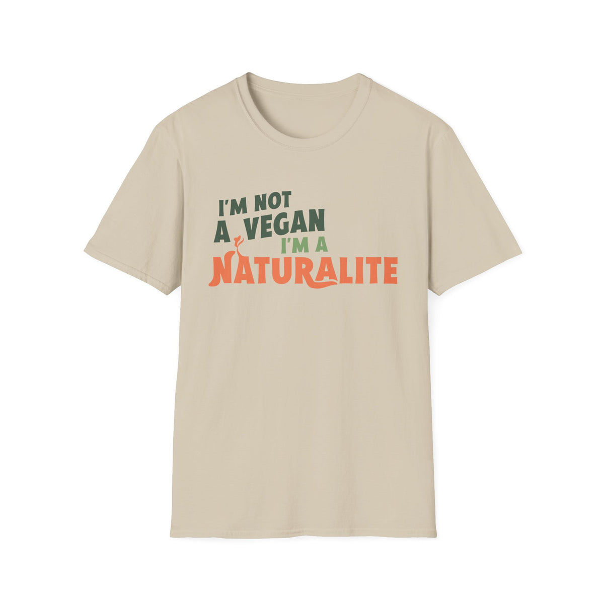 Naturalite Lifestyle T-Shirt: I'm Not A Vegan T-Shirt (Logo)