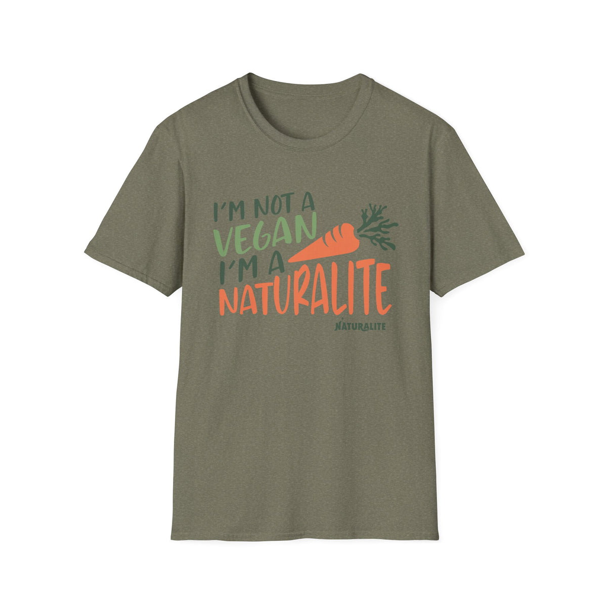 Naturalite Lifestyle T-Shirt: I'm Not A Vegan T-Shirt (Illustrated)