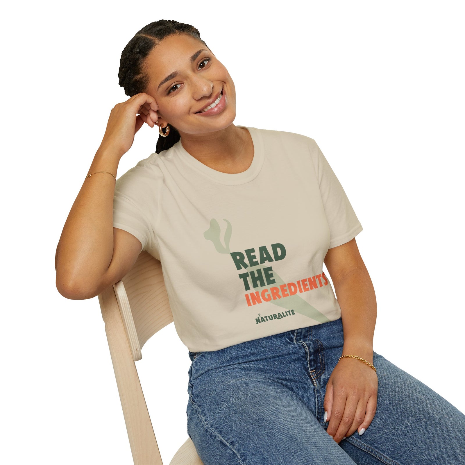 Naturalite Lifestyle T-Shirt: Read The Ingredients (Illustrated)
