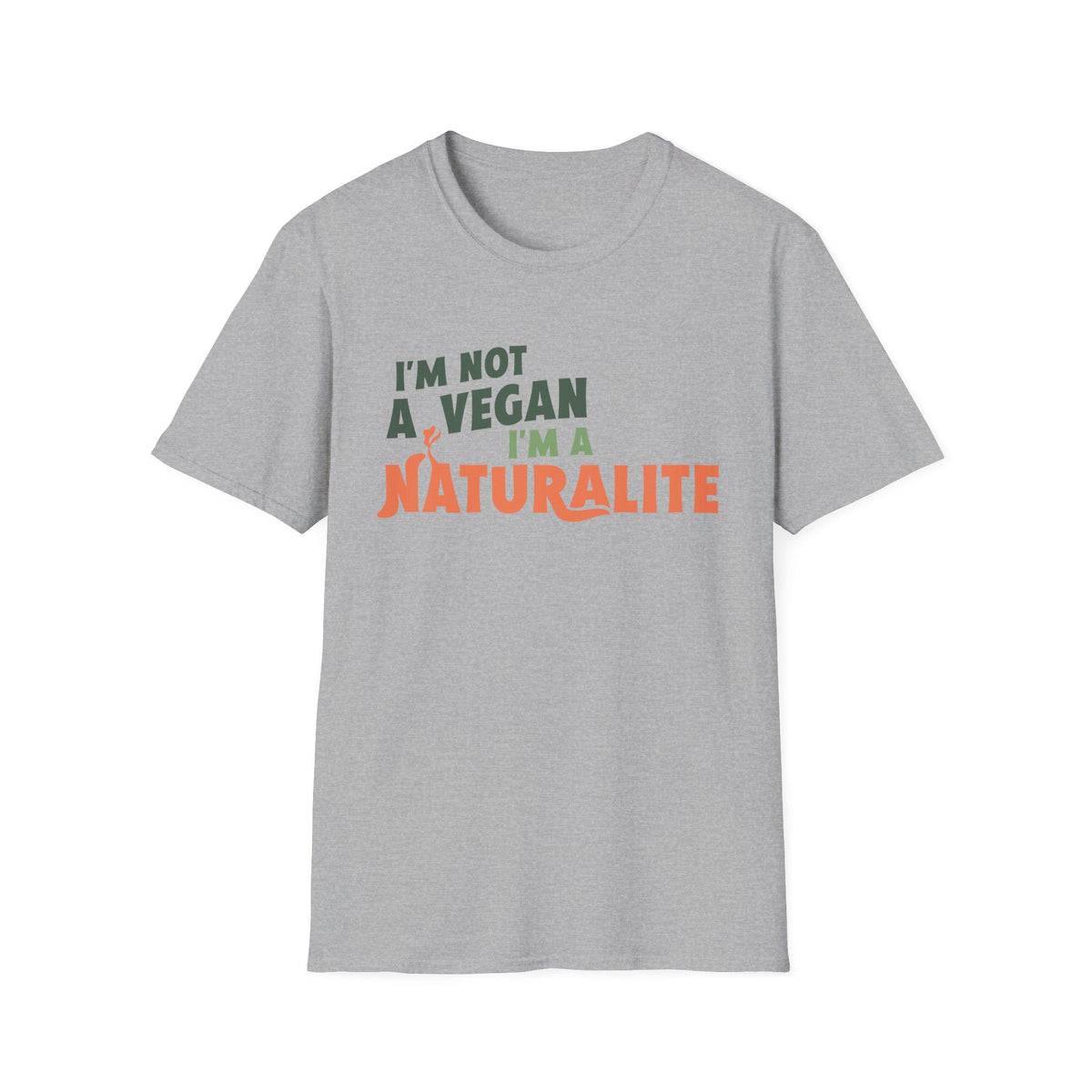 Naturalite Lifestyle T-Shirt: I'm Not A Vegan T-Shirt (Logo)