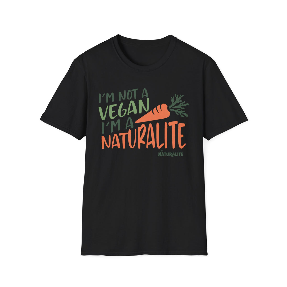 Naturalite Lifestyle T-Shirt: I'm Not A Vegan T-Shirt (Illustrated)