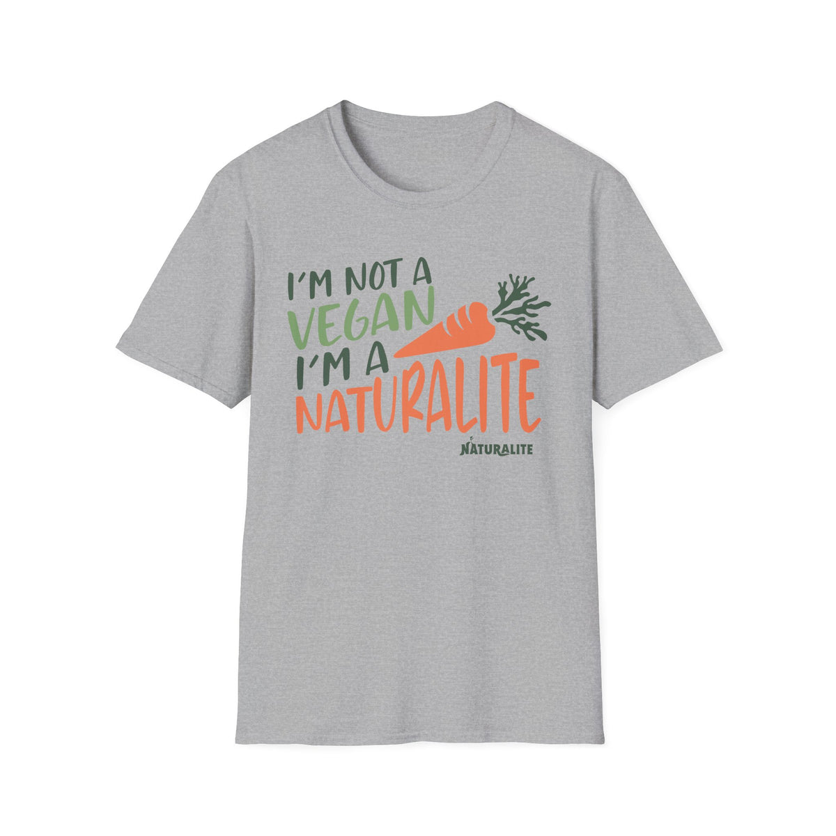 Naturalite Lifestyle T-Shirt: I'm Not A Vegan T-Shirt (Illustrated)