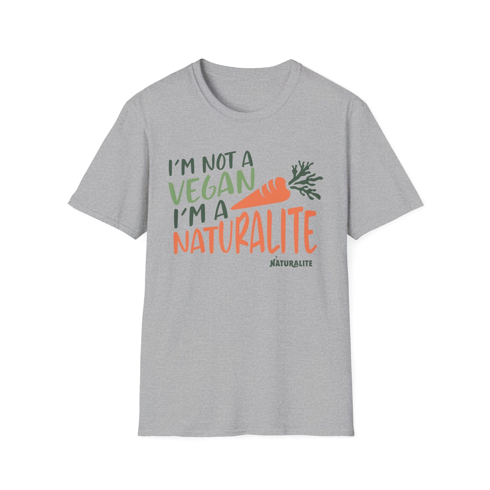 Naturalite Lifestyle T-Shirt: I'm Not A Vegan T-Shirt (Illustrated)