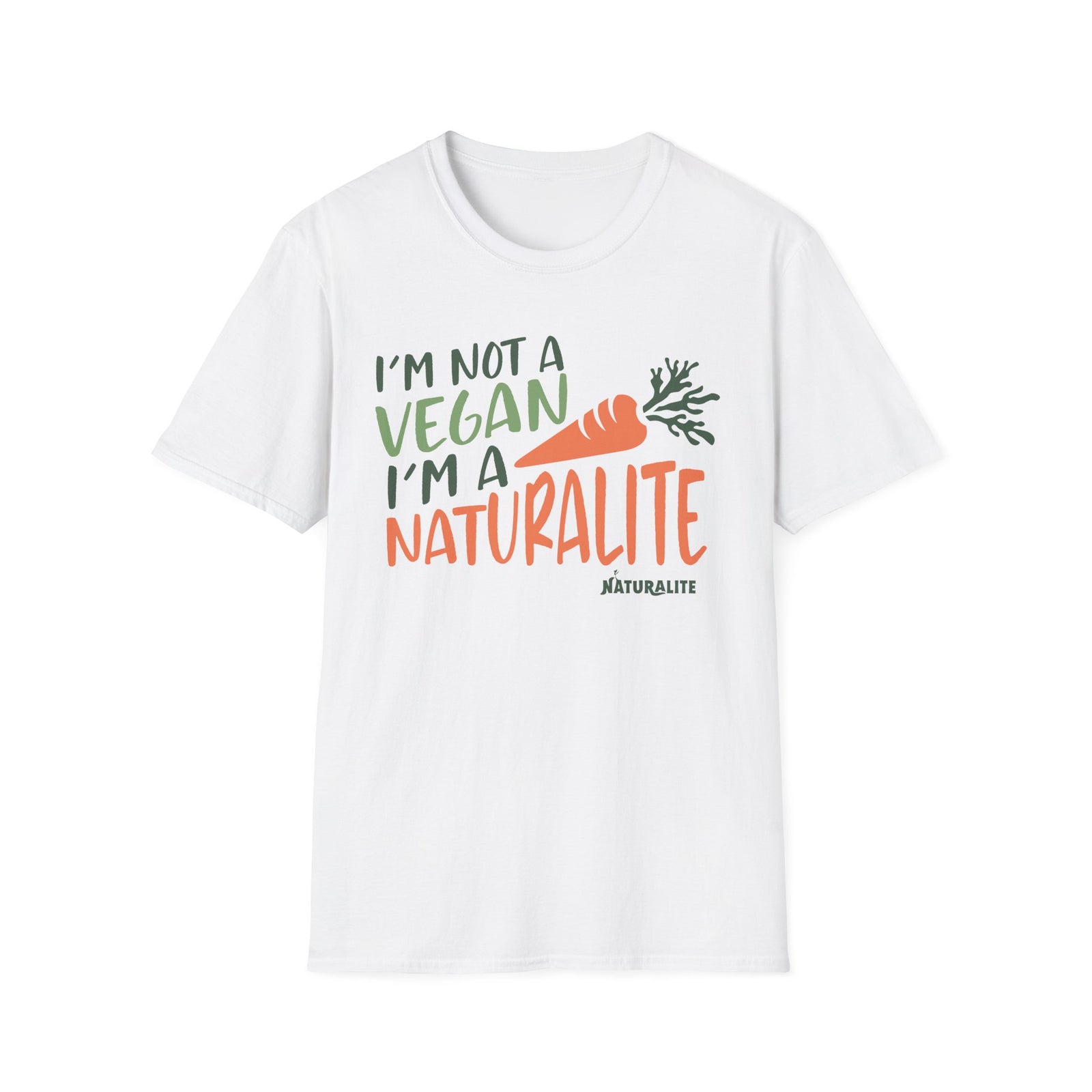 Naturalite Lifestyle T-Shirt: I'm Not A Vegan T-Shirt (Illustrated)