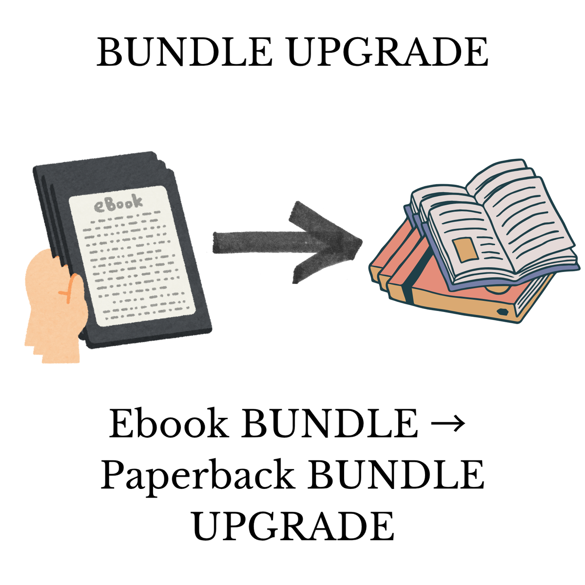 Ebook Bundle to Paperback Bundle Upgrade