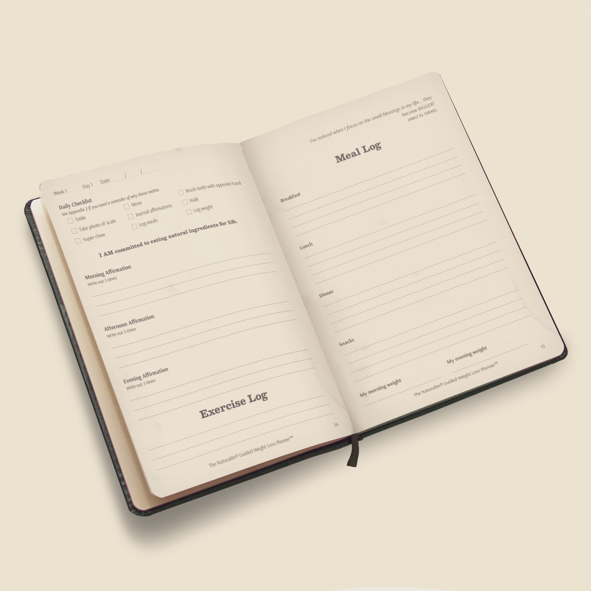 The Naturalite Weight Loss Planner w/ Membership