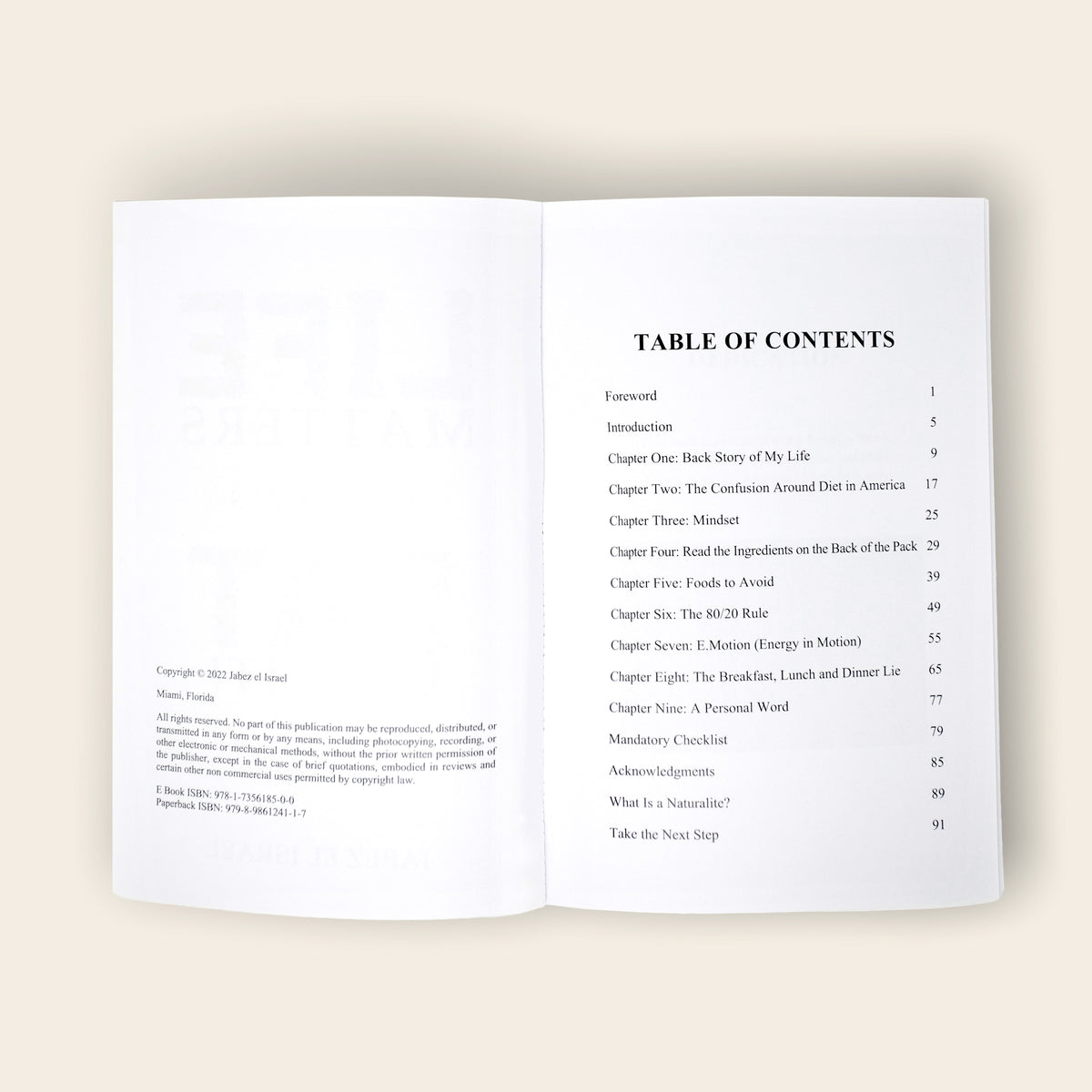 10 Book Bundle - Life Matters So Let's Eat Like It