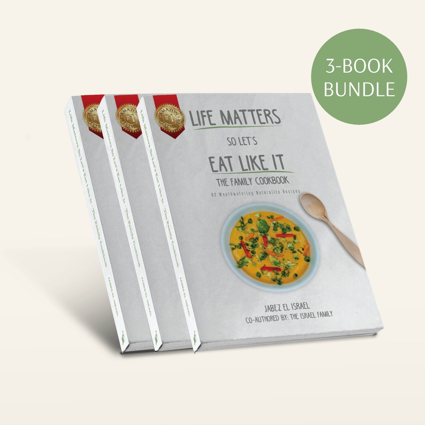 3 Book Gift Bundle - The Naturalite Family Cookbook (Life Matters So Let's Eat Like It)