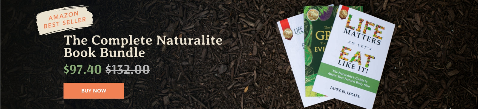 The complete naturalite book bundle, was $97.40, now $132.00. Buy now.