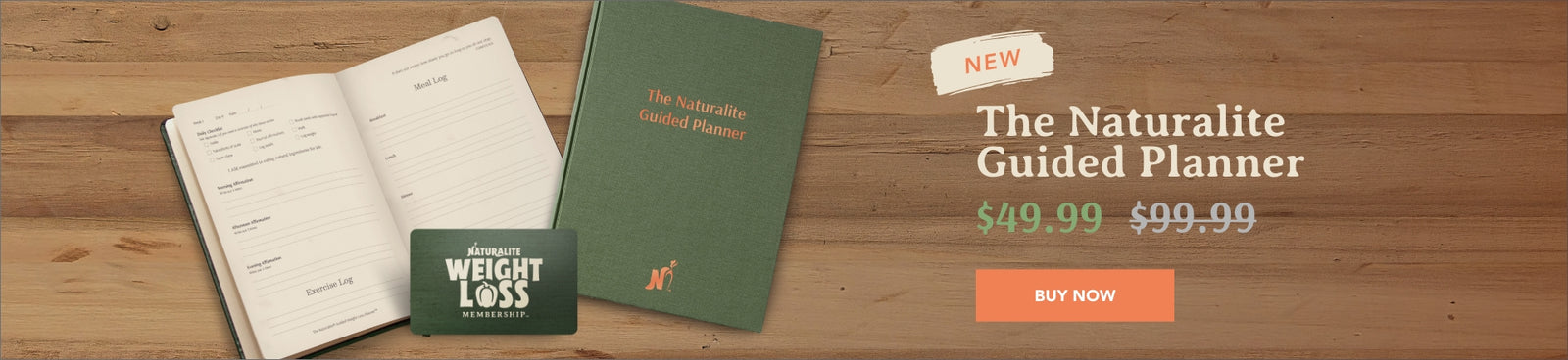 The Naturalite Guided Planner, was $99.99, now $49.99. Buy now.