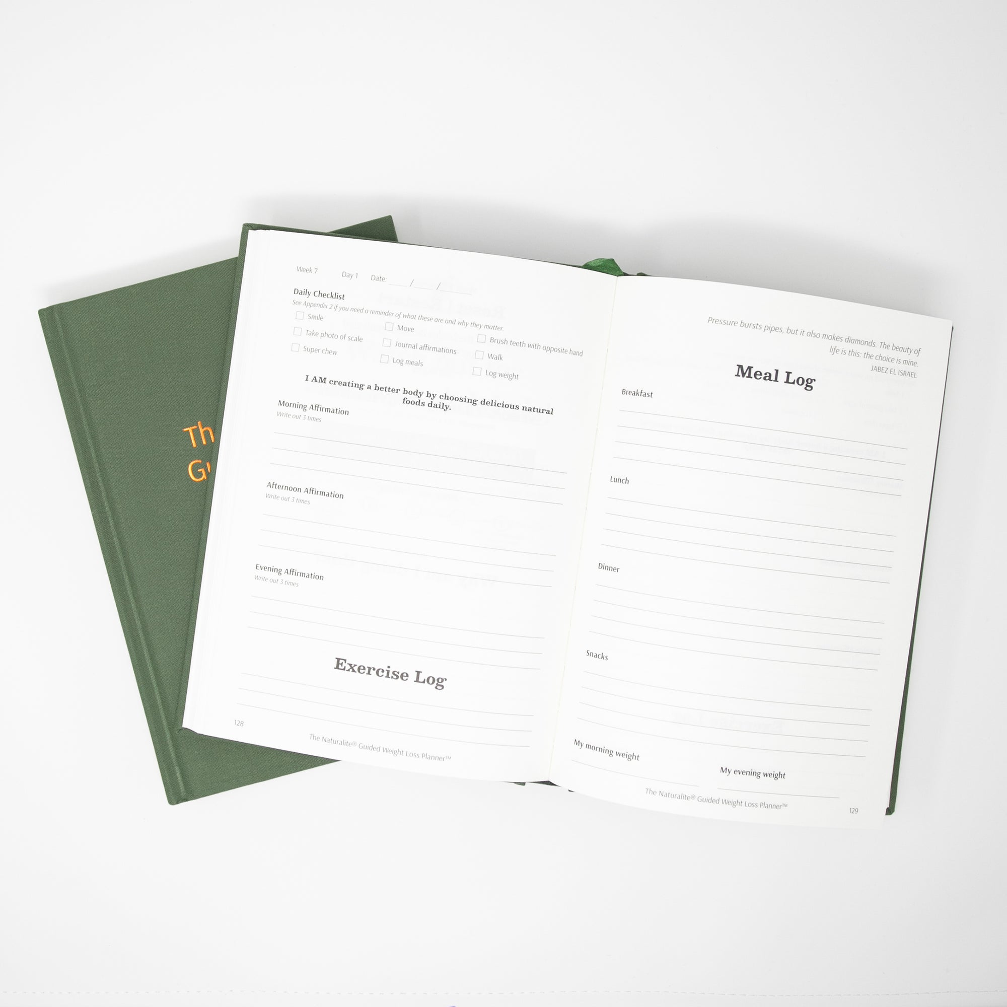 The Naturalite™ Guided Weight Loss Planner - 12 Weeks to a Healthier You