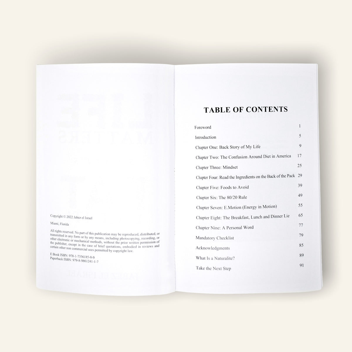 Life Matters So Let's Eat Like It