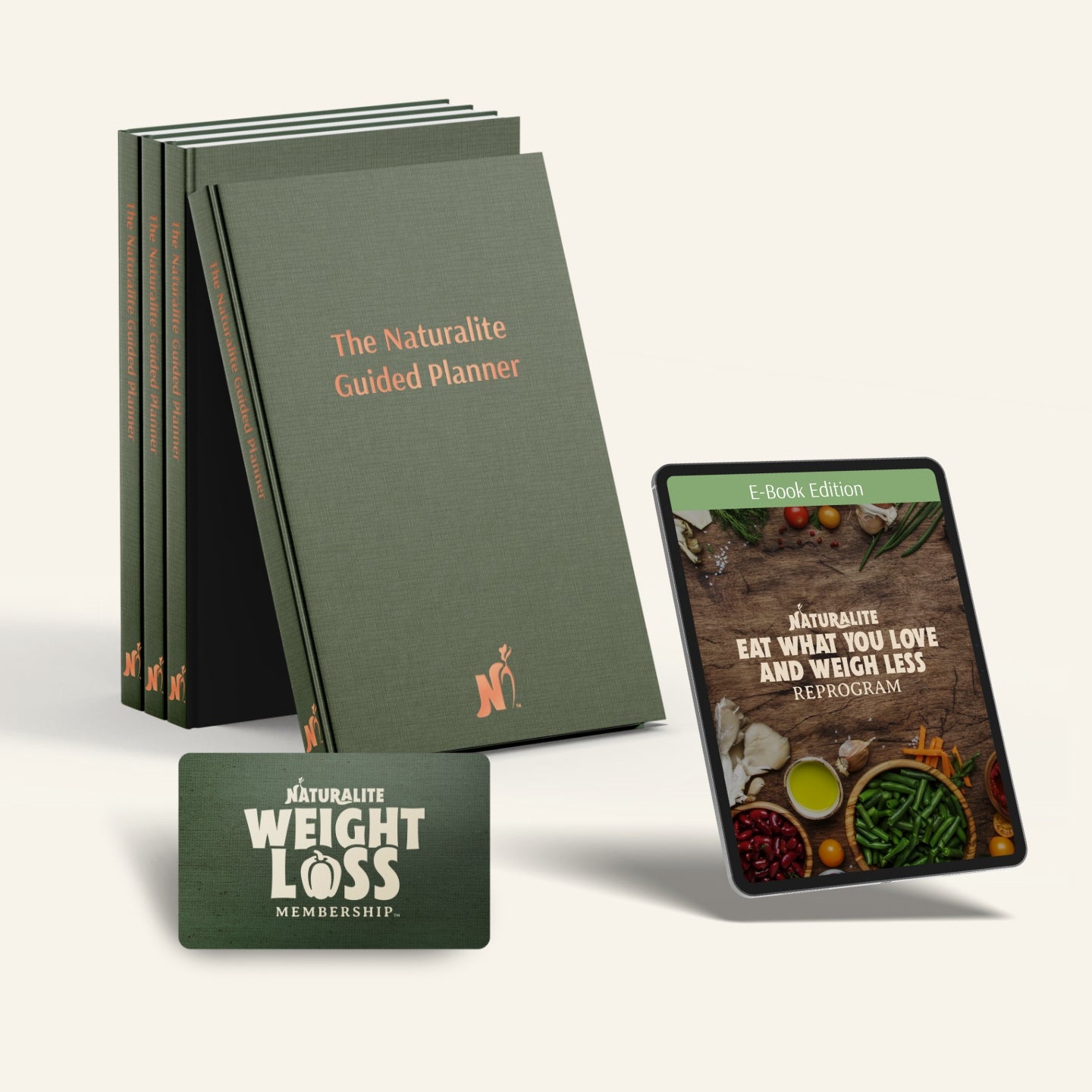 The Naturalite Weight Loss Planner w/ Membership (4 pack - 1 Year Supply)