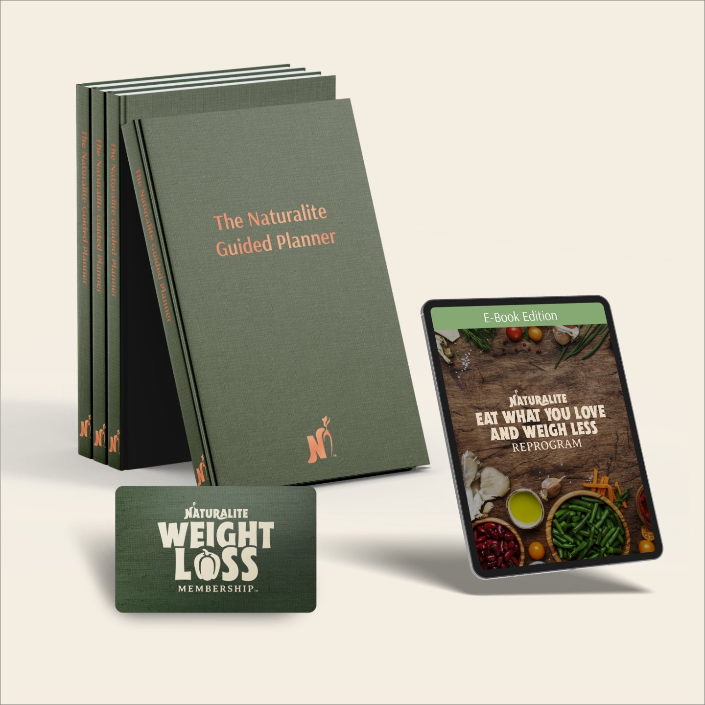 The Naturalite Weight Loss Planner w/ Membership (4 pack - 1 Year Supply)