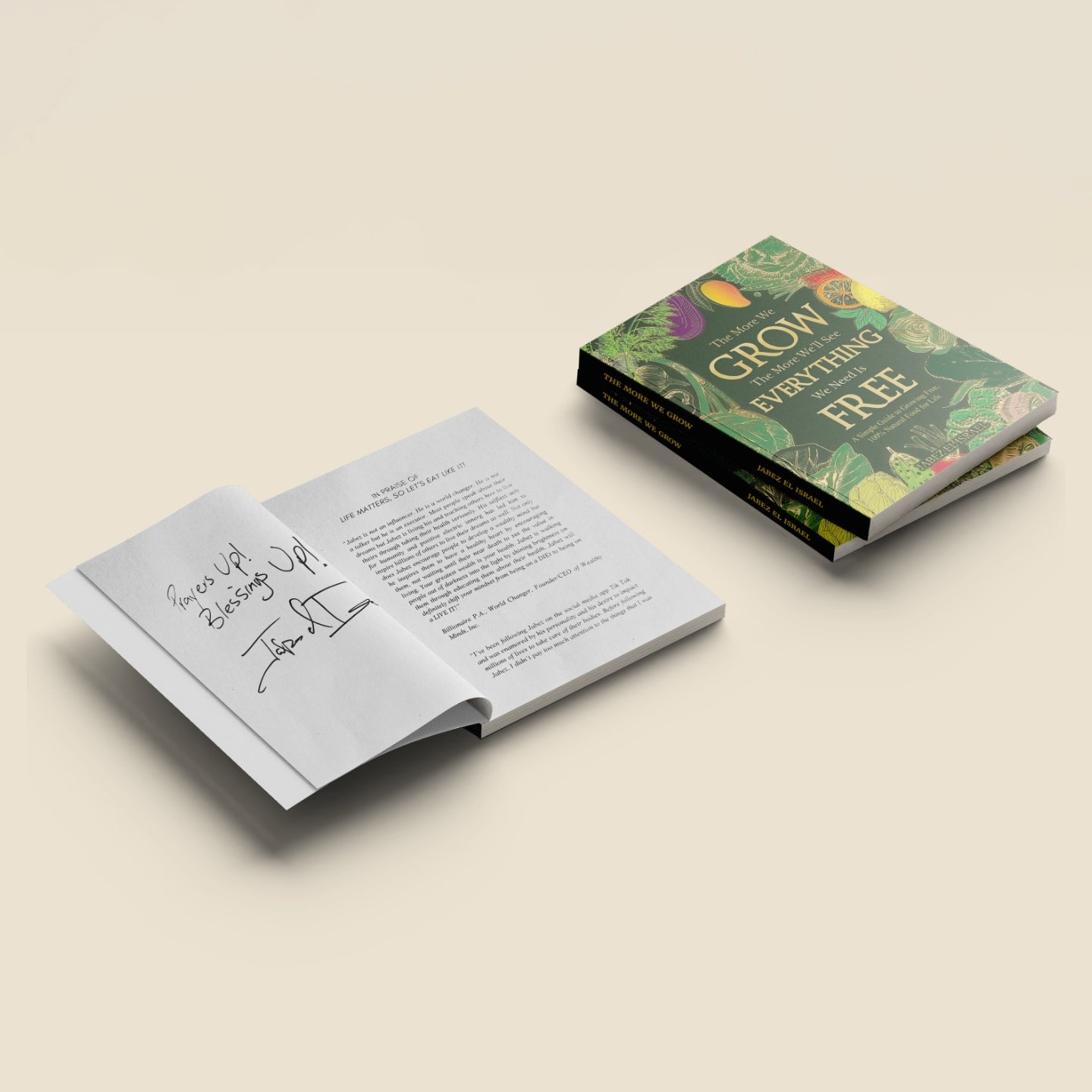 3 Book Gift Bundle - The More We Grow The More We'll See Everything We Need Is Free